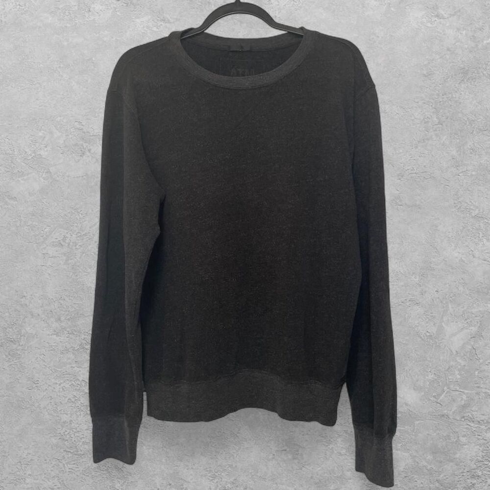 ATM Anthony Thomas Melillo Mens Crewneck Sweatshirt M Elbow Patches V-Stitch